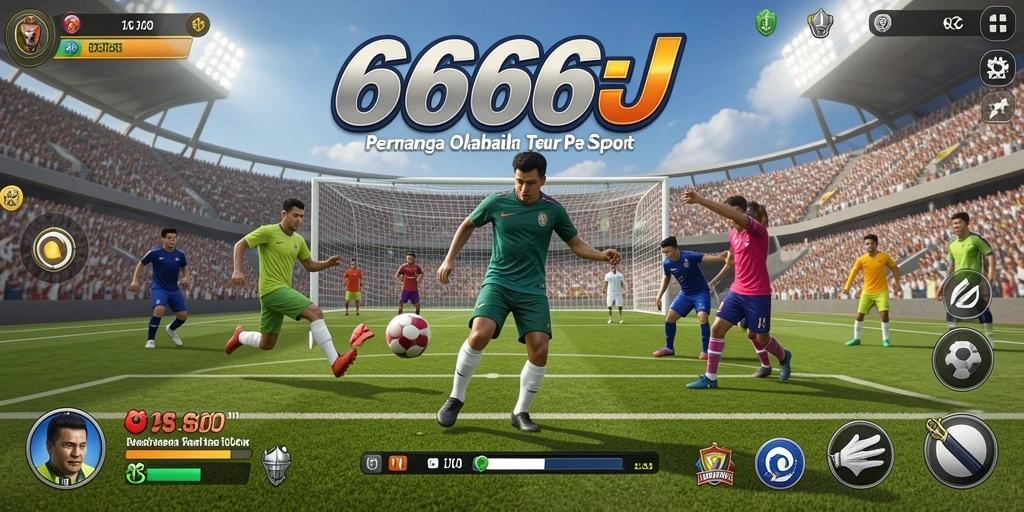 Screenshot gameplay 666J menampilkan pertandingan olahraga yang seru dan kompetitif.