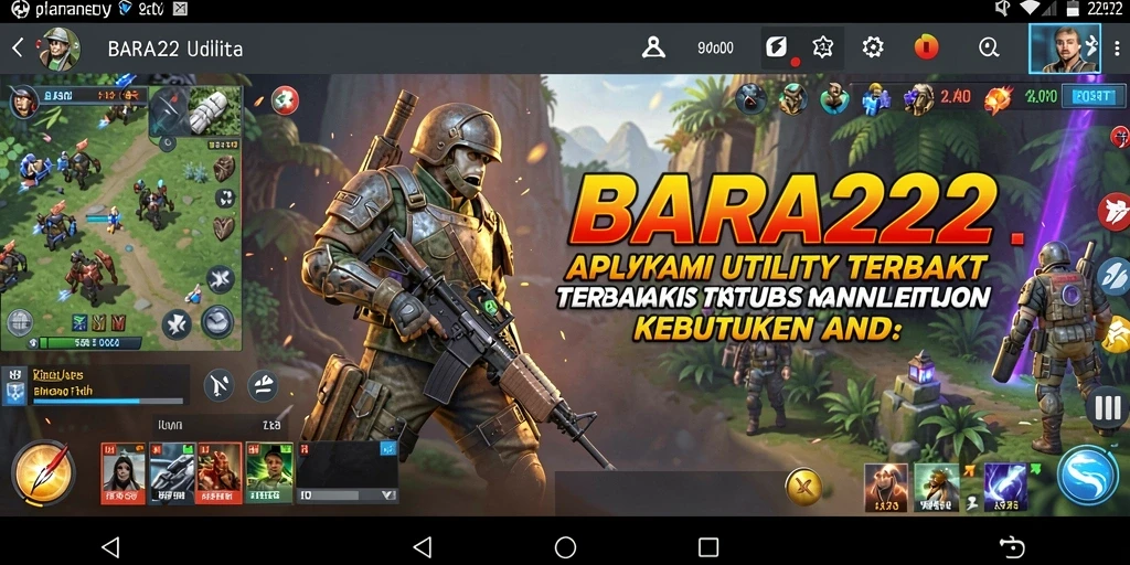 Tampilan antarmuka BARA22 yang intuitif dan mudah digunakan.
