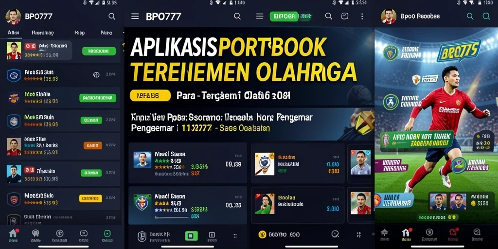Tampilan gameplay interaktif dalam aplikasi Sportsbook BPO777.