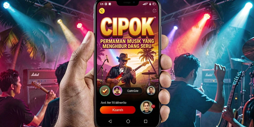 Tampilan gameplay CIPOK yang penuh warna dan menarik.
