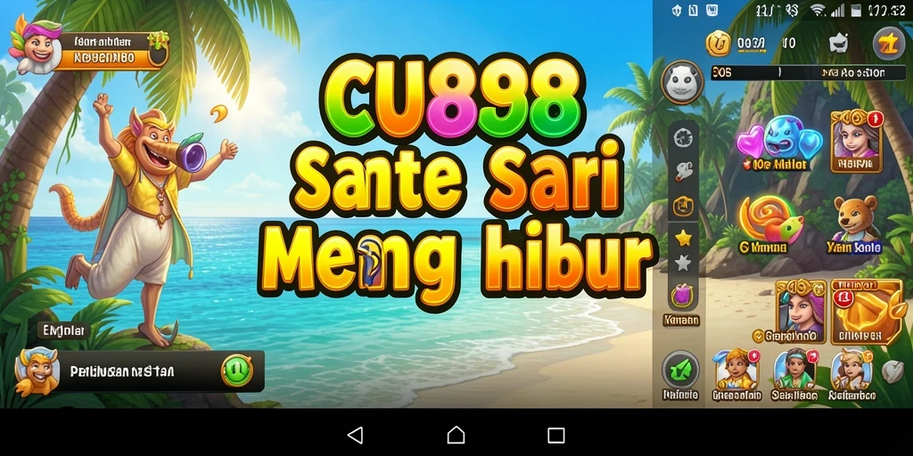 Screenshot utama CU888 menampilkan keseruan gameplay santai.