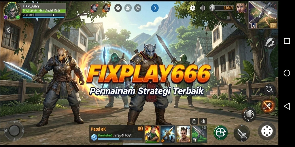 Tampilan gameplay FIXPLAY666 yang mendebarkan dalam pertempuran strategis.