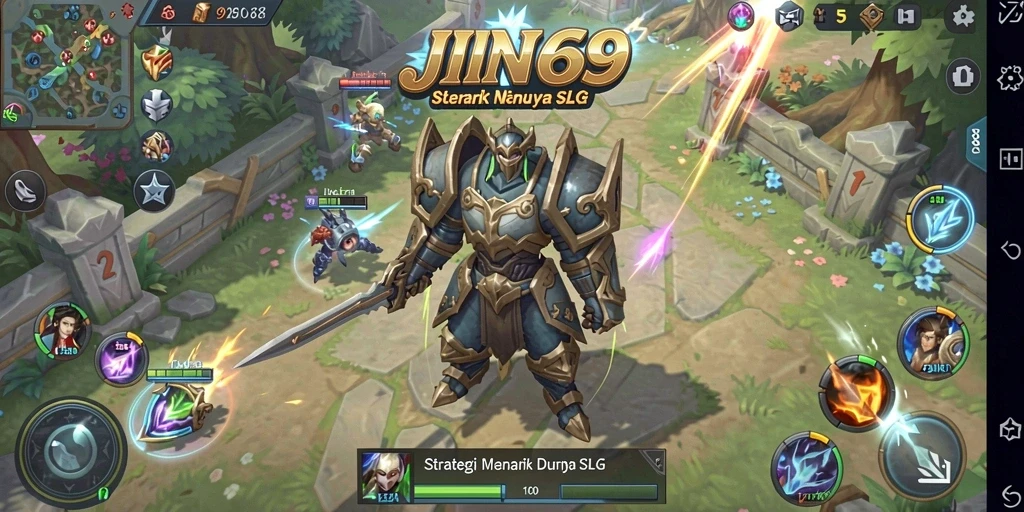 Tangkapan layar menampilkan gameplay strategis mendalam di JIN69.
