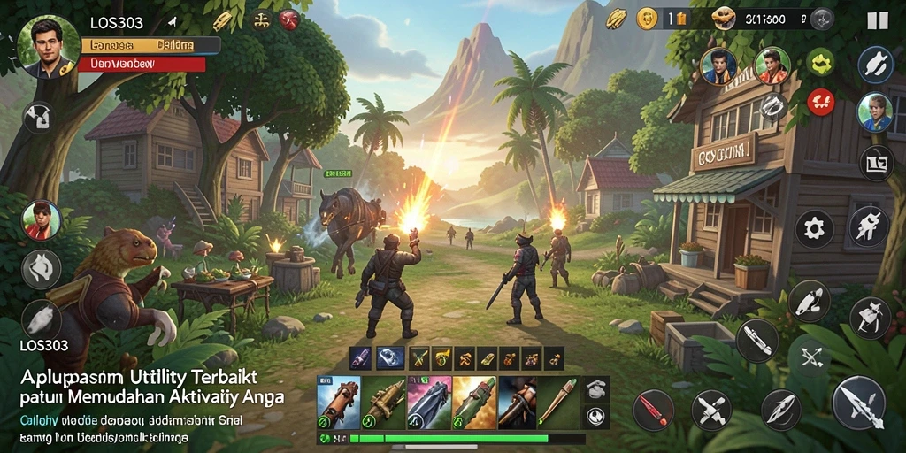Screenshot utama LOS303 menampilkan antarmuka pengguna yang ramah dan fungsional.