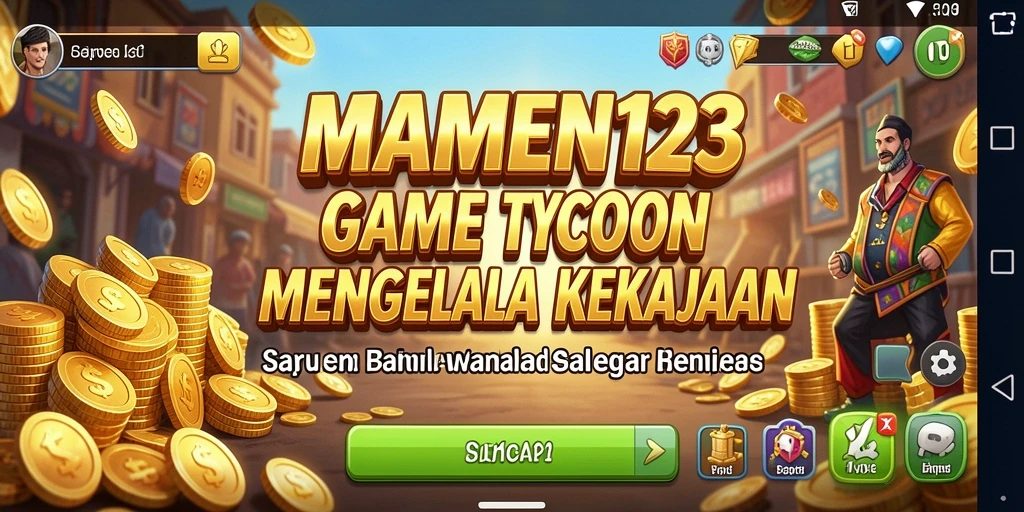 Tampilan gameplay MAMEN123 yang mendebarkan dan strategis.