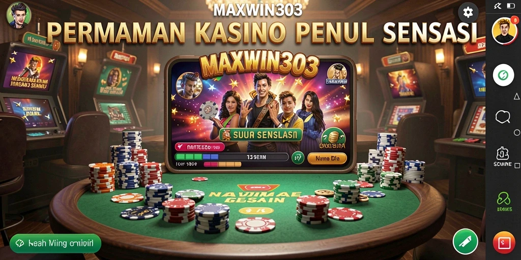 Tampilan menarik dari MAXWIN303 saat bermain Kasino.