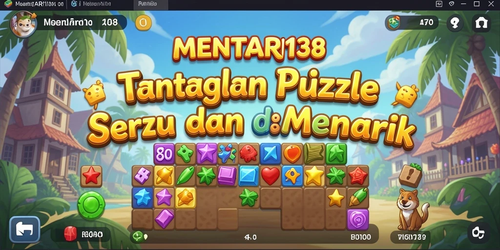 Tampilan gameplay menarik dari MENTARI138 dengan banyak teka-teki.