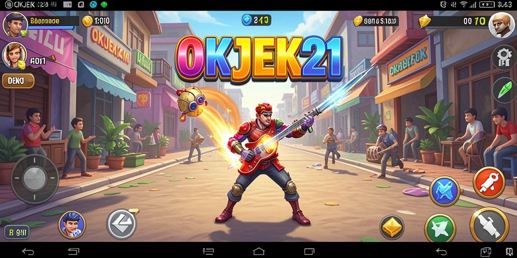 Tampilan menarik dari gameplay OKJEK21 dengan tantangan seru.