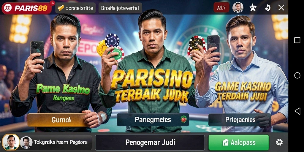 Screenshot utama PARIS88 menampilkan gameplay Kasino yang mengasyikkan.