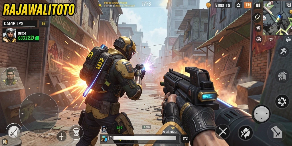 Tampilan aksi mendebarkan dari gameplay RAJAWALITOTO.
