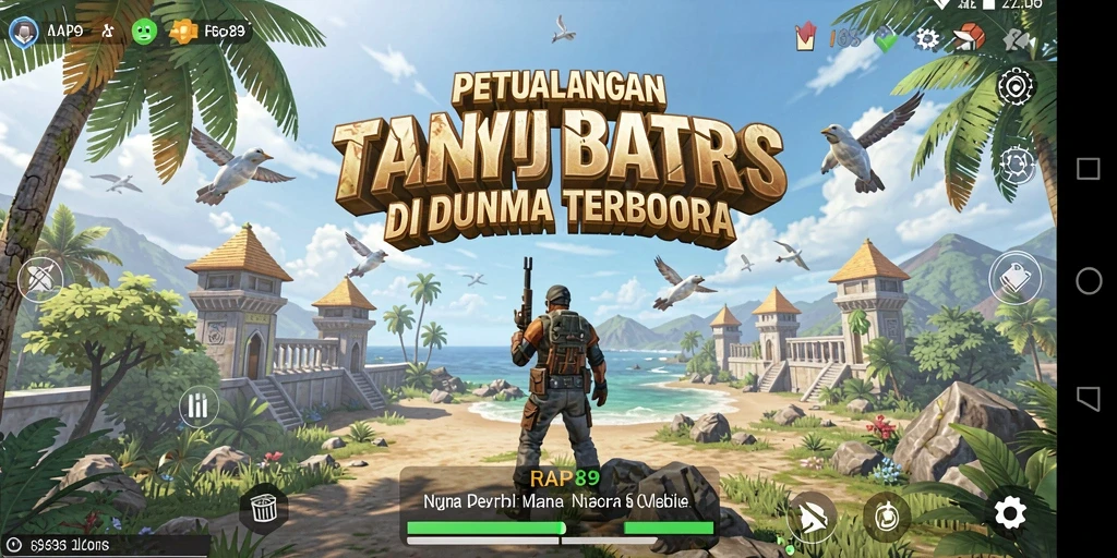 Screenshot gameplay Open World yang menakjubkan di RAP89.