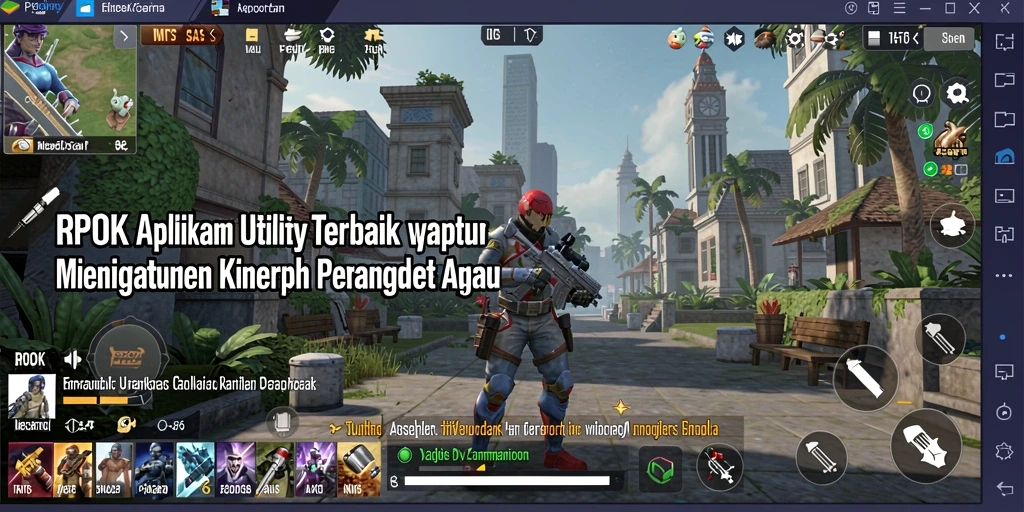 Tampilan optimal aplikasi RPOK dengan fitur utility canggih.