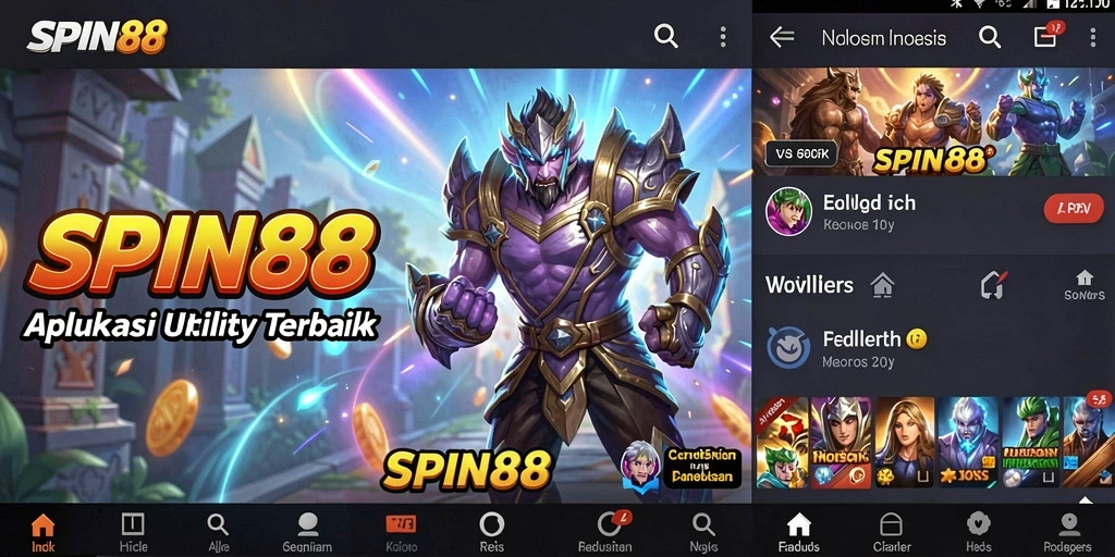 Tampilan antarmuka user-friendly SPIN88 yang memudahkan navigasi.