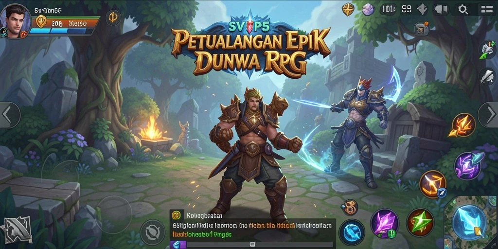 Gameplay SVIP5 menunjukkan pertarungan strategis dan berbagai karakter unik.