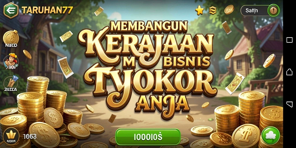 Screenshot gameplay TARUHAN77 menampilkan keseruan membangun bisnis.