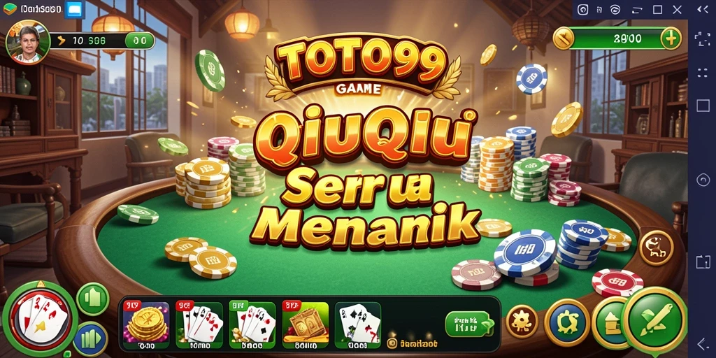 Tangkapan layar menunjukkan intensitas permainan QiuQiu yang menarik.